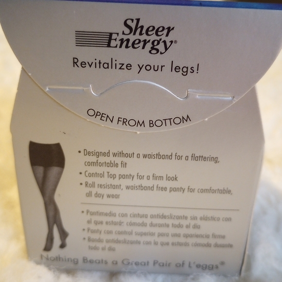 L'eggs Control Top Sheer Energy Panty Hose - Picture 2 of 2